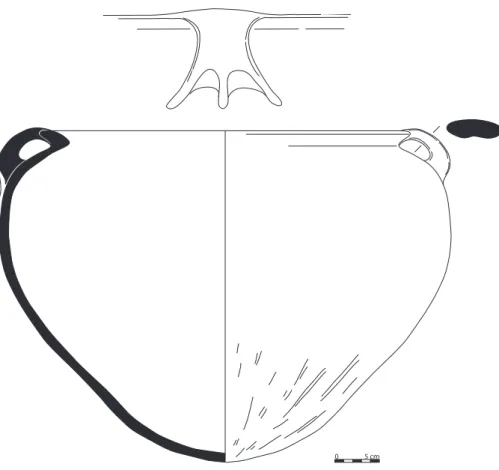Fig. 1: The steatite-tempered cauldron P93-308 (Duistermaat 2008: fig. IV.62.a; P93-308).