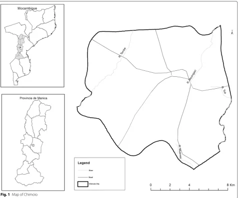 Fig. 1 Map of Chimoio