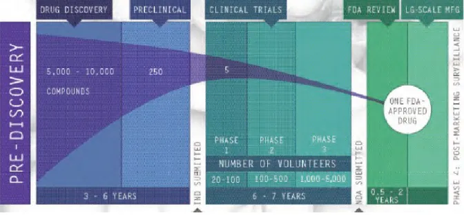 Figure 1. Drug discovery and development pathway  