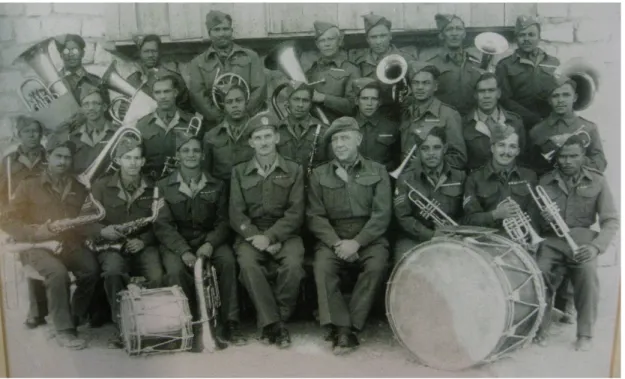 Figure 2. Unknown army dance band returning from World War II  (source: district six museum) 