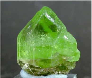 Figure 1.1: Olivine—a key reactant in the mineralization via aqueous precipitation process