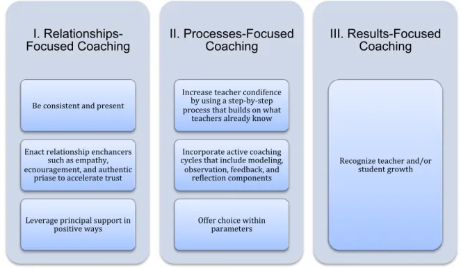 Figure 5. Three coaching domains with subthemes.  