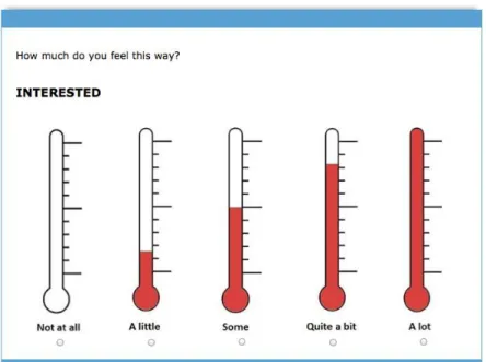 Figure 4: Sample Item from the Modified Version of the PANAS-C 