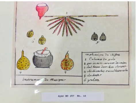 Figure 1- Musical Instruments. Object #1 is a calumet. 38