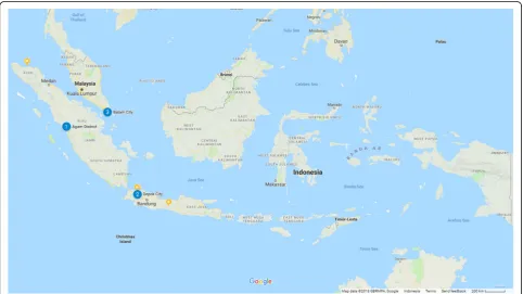 Fig. 1 Map of study sites