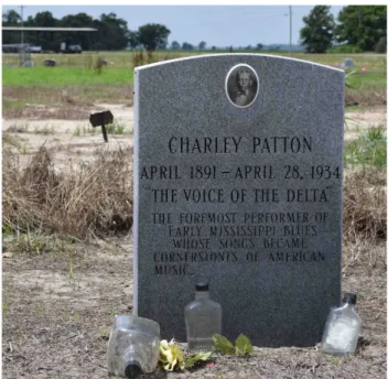 Figure 5- Charley Patton’s Grave in Holly Spring, MS. 