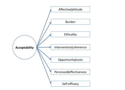 Figure 1. Theoretical Framework of Acceptability 