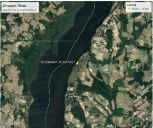Figure 3. Location of sampling site. (Google Maps, 2019) 
