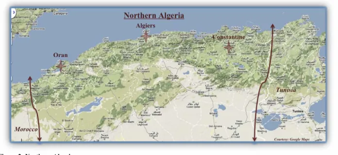Figure 2: Northern Algeria 