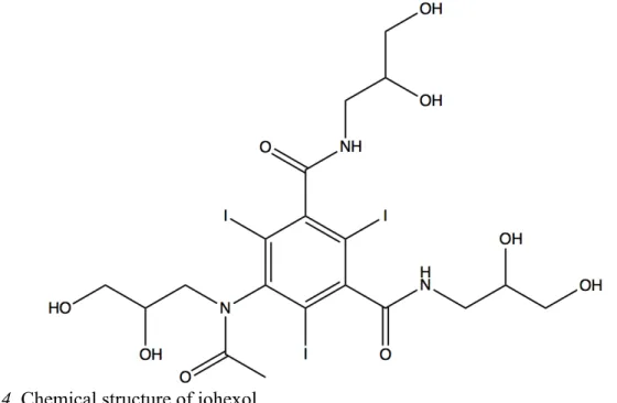 Figure 4. Chemical structure of iohexol.  