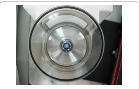 Figure 2 Micro weighing boat in cryovial