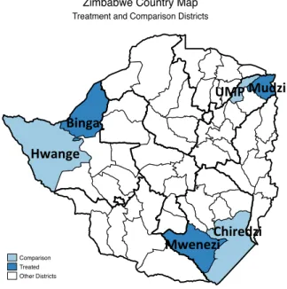 Figure 3.1. Map of Zimbabwe 