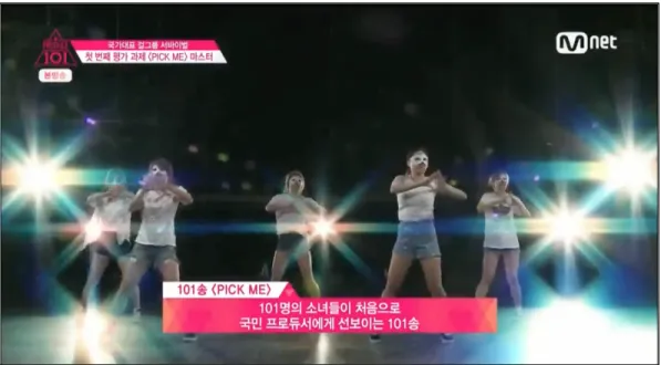 Figure 8. Episode 2: Training video of dancers performing “Pick Me” 