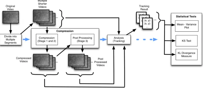Figure 3.15: Flow chart of the experiment steps with real data.
