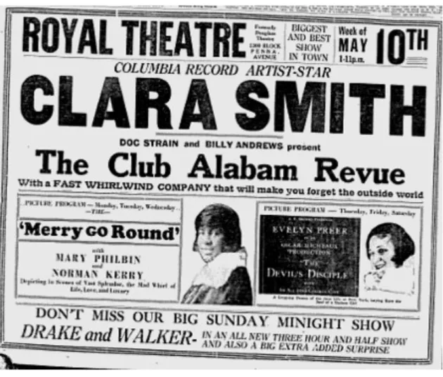 Figure 6: Clara Smith, May 1926- centre. 