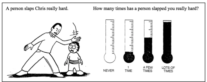 Figure 3. Sample item from the VEX-R.  	