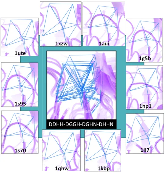 Figure 2.5: Visualization of the Metallophos retrieved by CASIM for all training set members.