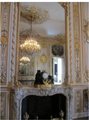 Figure 7. Détail, chambre de la Princesse, Hôtel de Soubise 