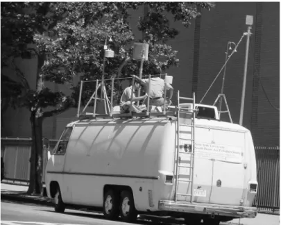 Figure 10. New York University mobile air sampling van at Public School 154 in the  Bronx, New York.