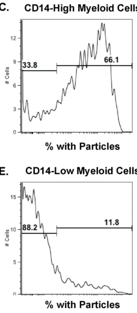 Figure 3-3. 80x320nm PRINT hydrogel particles target myeloid and not 
