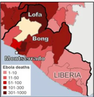 Figure 1.2. Map of study sites (BBC). 