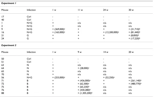 Table 1: Detection and quantification of HIV-1 in peripheral blood by PCR
