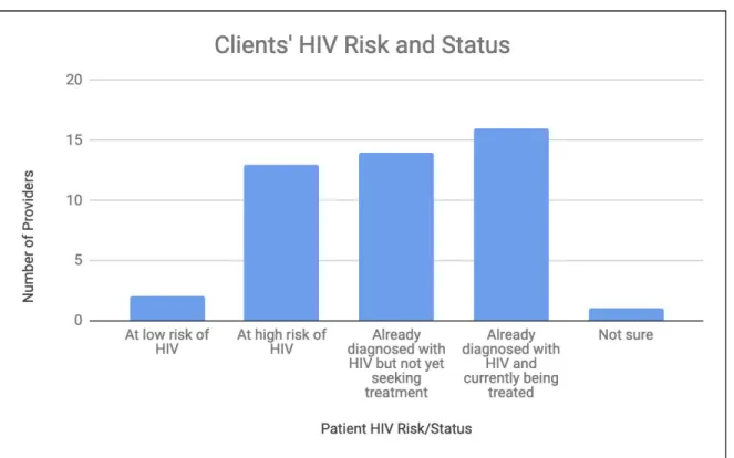 Figure 6. Clients’ HIV Risk and Status 