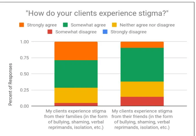 Figure 10. Experience of Stigma 