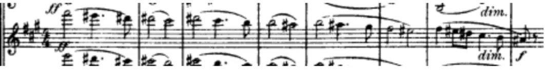 Figure 1.2: Sunset theme, measure 1, Bassoon 