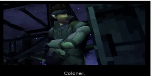 Fig. 1. Solid Snake infiltrates Shadow Moses                                                             