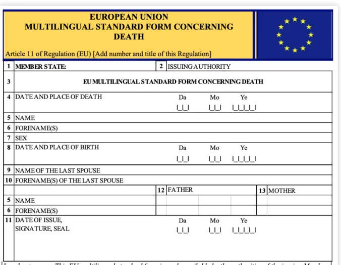 Figure 4. Multilingual Standard Form   68