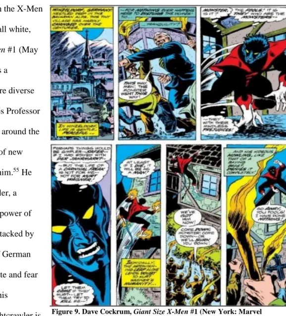 Figure 9. Dave Cockrum, Giant Size X-Men #1 (New York: Marvel  Comics, May 1975). 