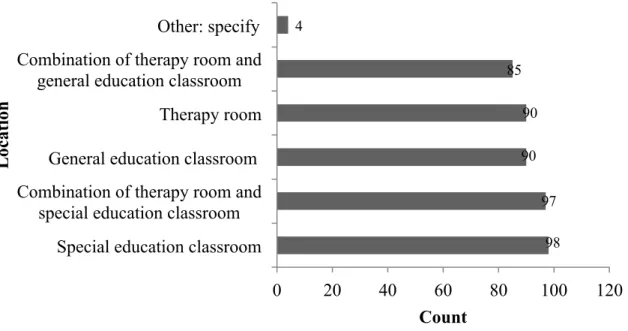 Figure 4.2.  Location of Intervention Implementation 