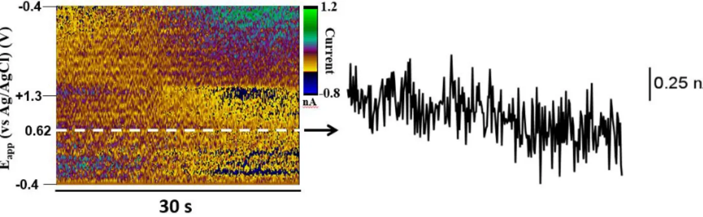 Figure 2. Background Subtracted Color Plot and Noise Attainment 