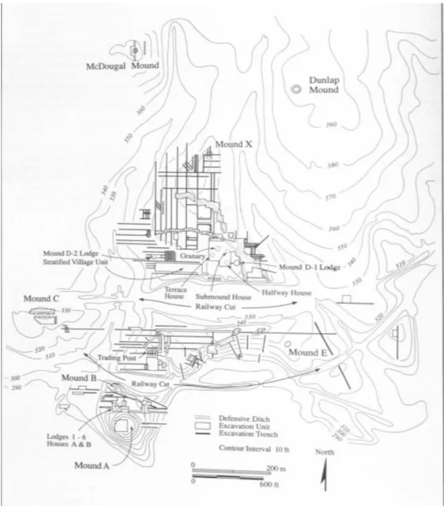 Figure 3. Site map with railroad cuts. 3