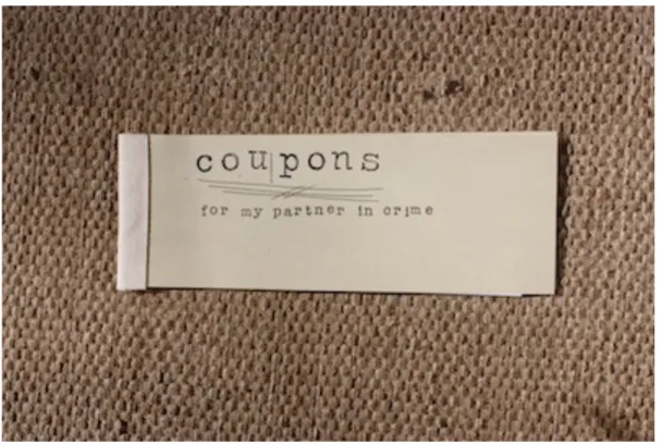 Figure	  1	  An	  example	  of	  how	  you	  might	  label	  your	  coupon	  book