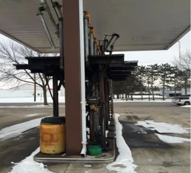 Figure 3.2: Bulk fueling stations at main FFB location 