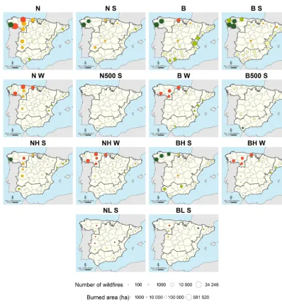 Figure 4. Spatial distribution of selected signiﬁcant Sen’s slope (SS) values from 1974 to -2013 according to Mann–Kendall