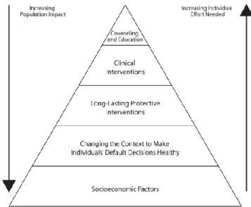 Figure 2:  Health Impact Pyramid 