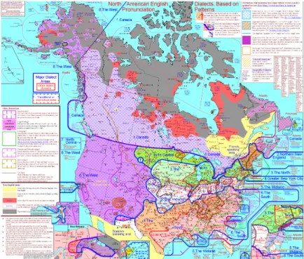 Figure 2-1. Aschmann, Rick. North American English Dialects, Based on Pronunciation Patterns
