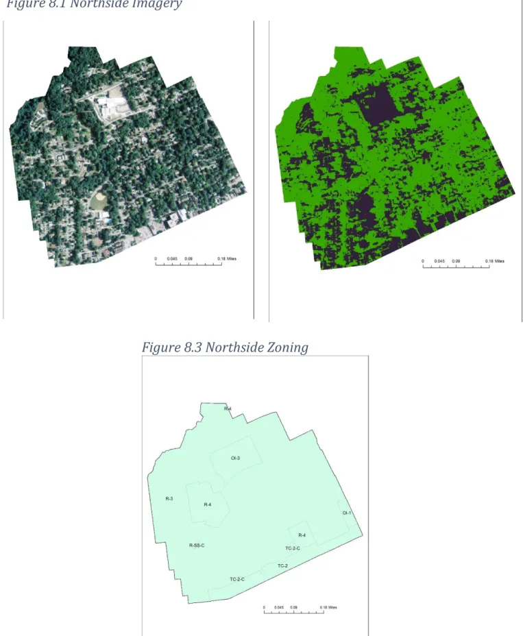 Figure 8.2 Northside UTC Binary  Figure 8.1 Northside Imagery 