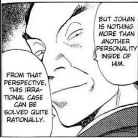 Figure 6: Lunge summarizes his convictions regarding the Tenma case 