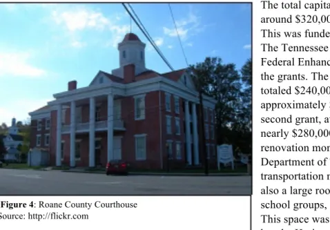 Figure 4: Roane County Courthouse   Source: http://flickr.com  
