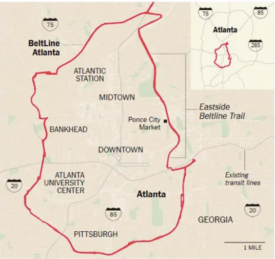 Figure 1. Beltline Map 