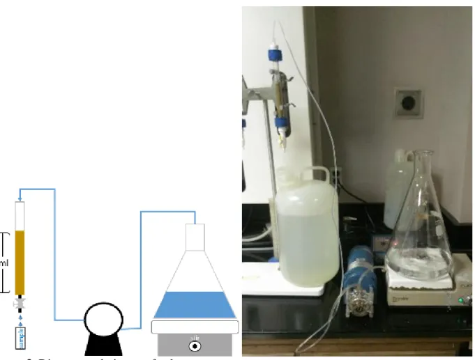 Table 3. Challenge waters for flow through column configuration 