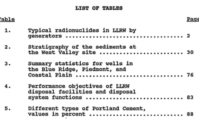 Table Page
