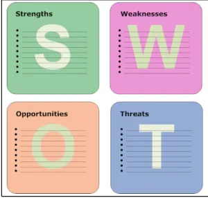 Figure 1:  SWOT Analysis 