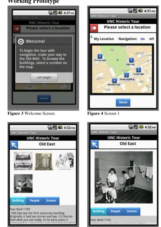 Figure 3 Welcome Screen   Figure 4 Screen 1 