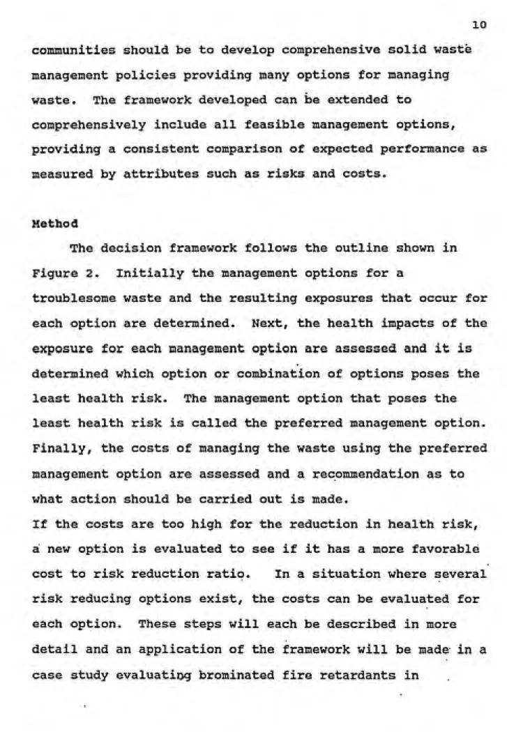 Figure 2.  Initially the management options for a