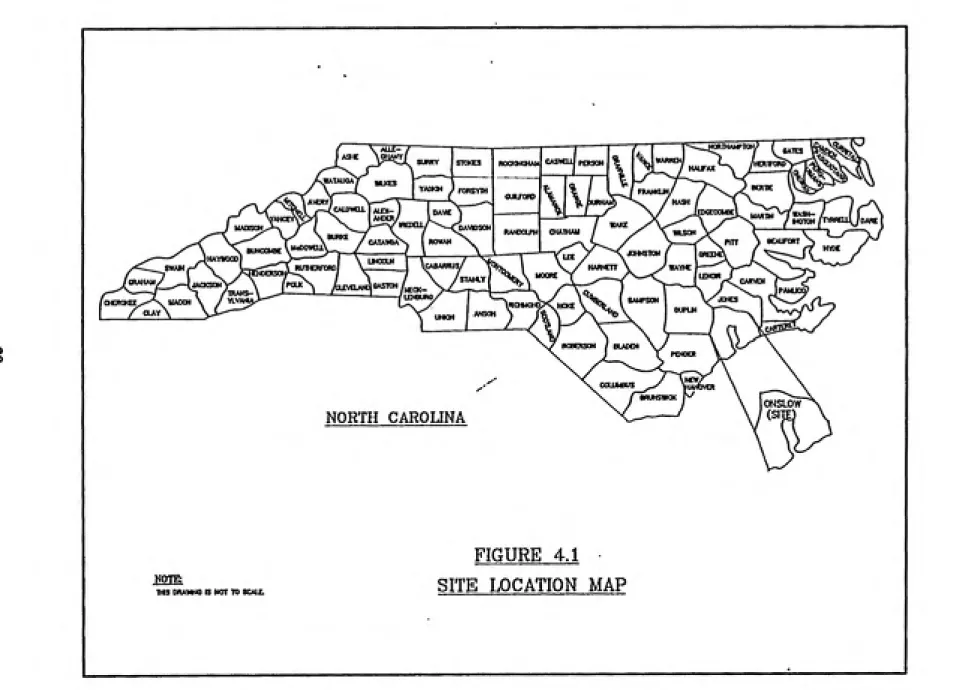 FIGURE 4.1 SITE LOCATION MAP